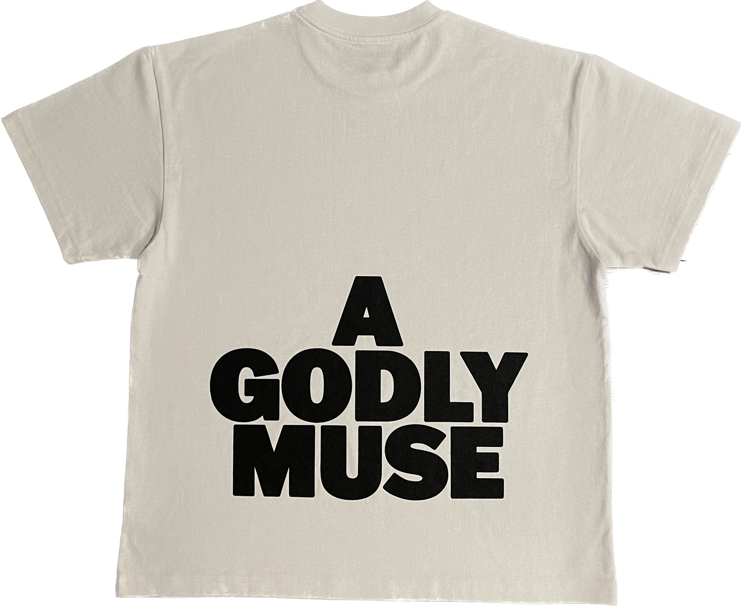 'A GODLY MUSE' Tee - White