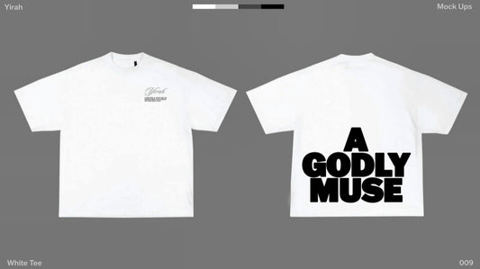 'A GODLY MUSE' Tee - White